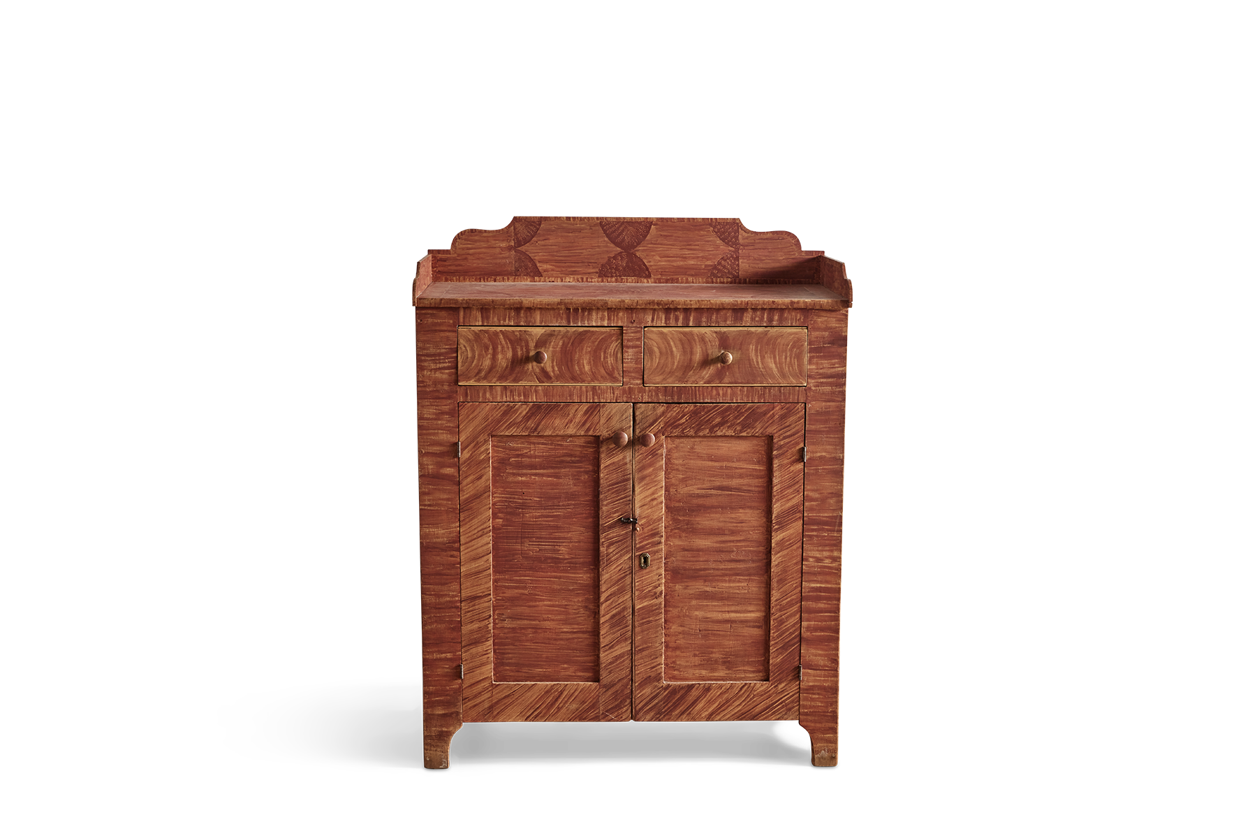 Grain Painted Jelly Cupboard