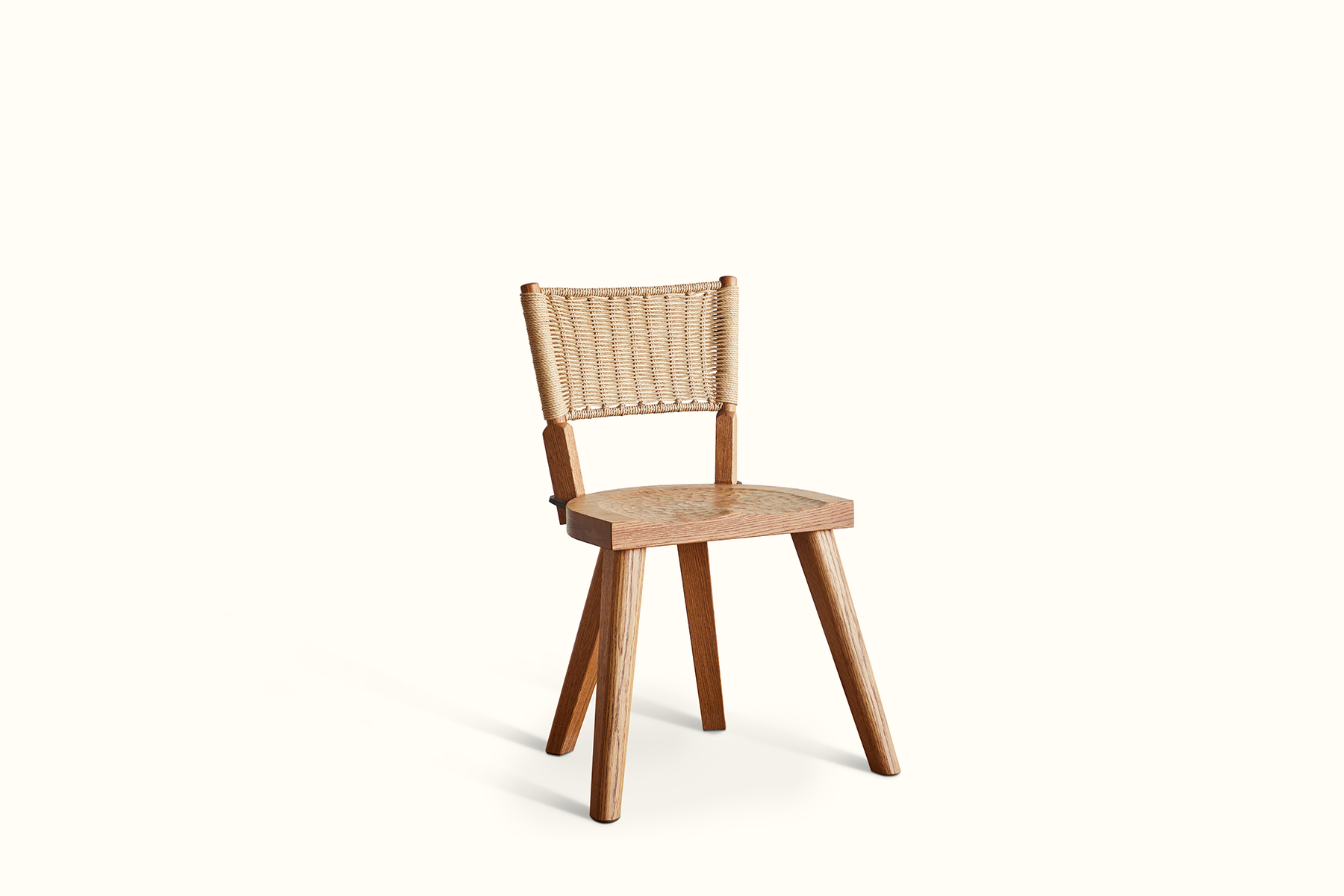 Furniture Marolles Wicker Back Four Leg Chair